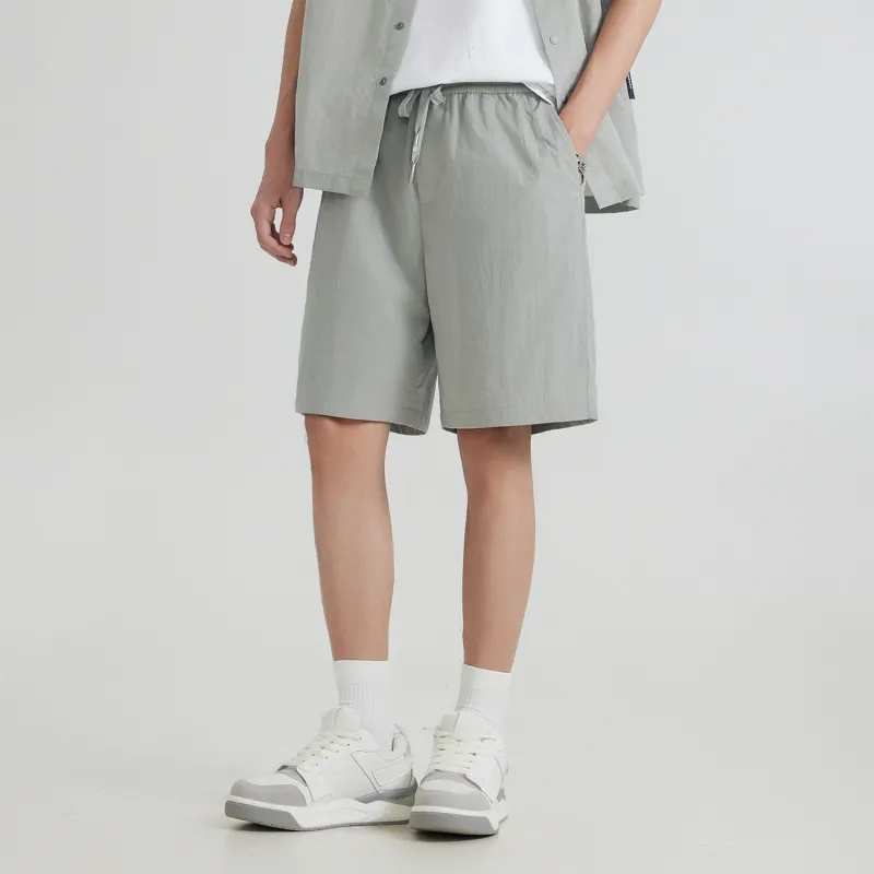 Cabbeen Casual Shorts Men's Light Gray 16-3
