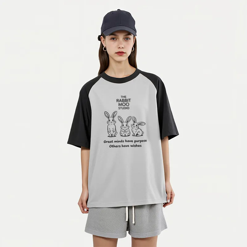 FAIRWHALE Raglan Sleeve T Shirt Women's-2