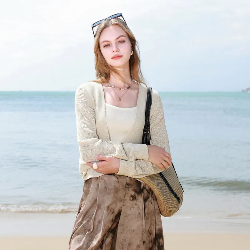 3COLOUR Knitwear Women's Apricot-3