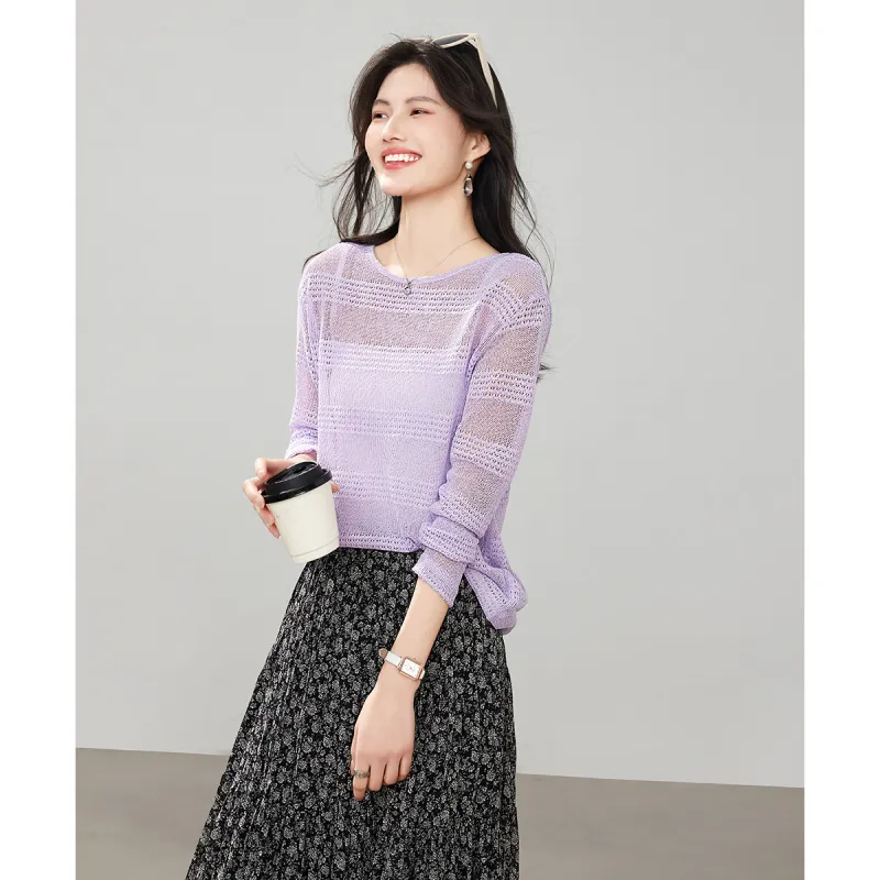 Still Quiet T Shirt Women's Crystal Purple-2