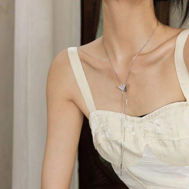 BOONEE ALUS White Gold Plated Copper Necklaces Women's-2