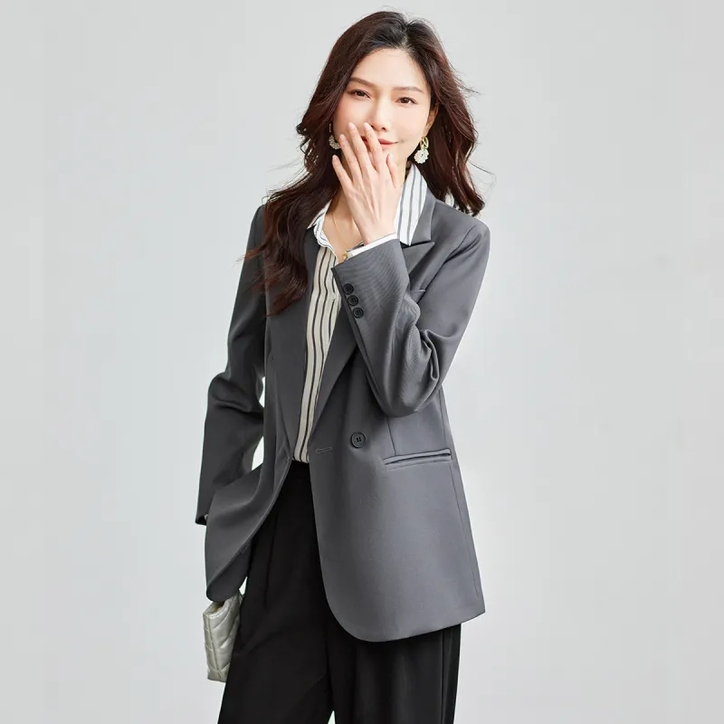 TERRE BLEUE Spring Fall Business Suit Loose Fit Women's-5