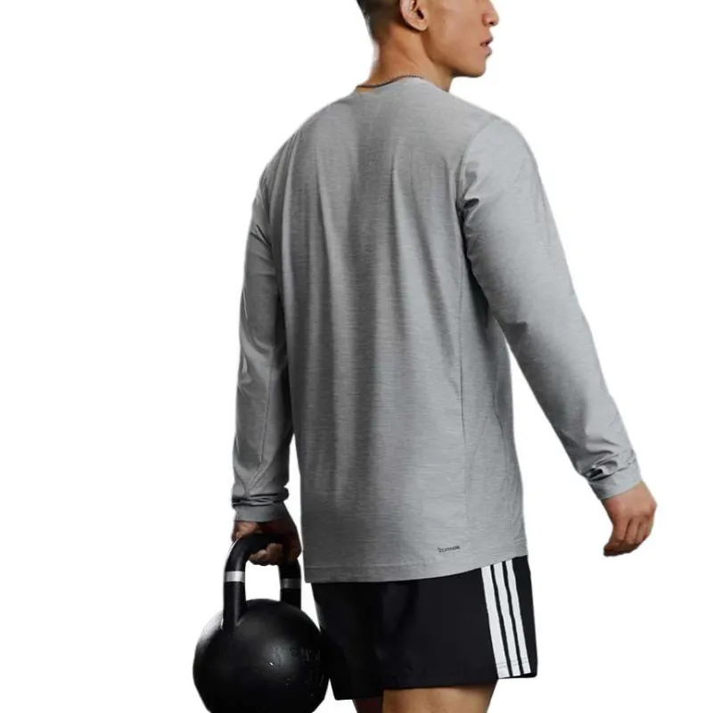 Adidas ESSENTIALSClimacool T Shirt Men's Light Gray-3