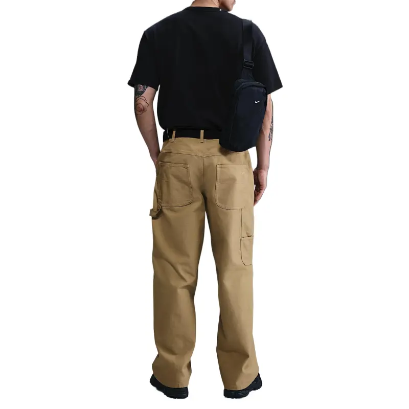 Nike SS25 Casual Pants Men's Brown Yellow-3