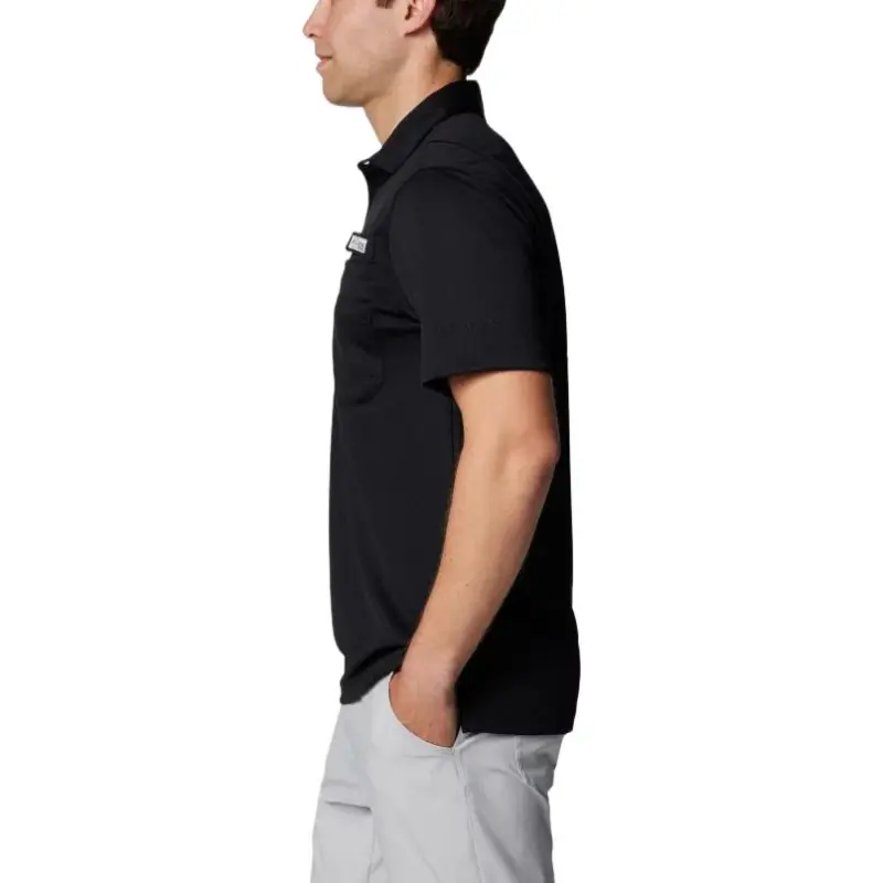 Columbia PFG Flycaster Polo Shirt Men's Black-2