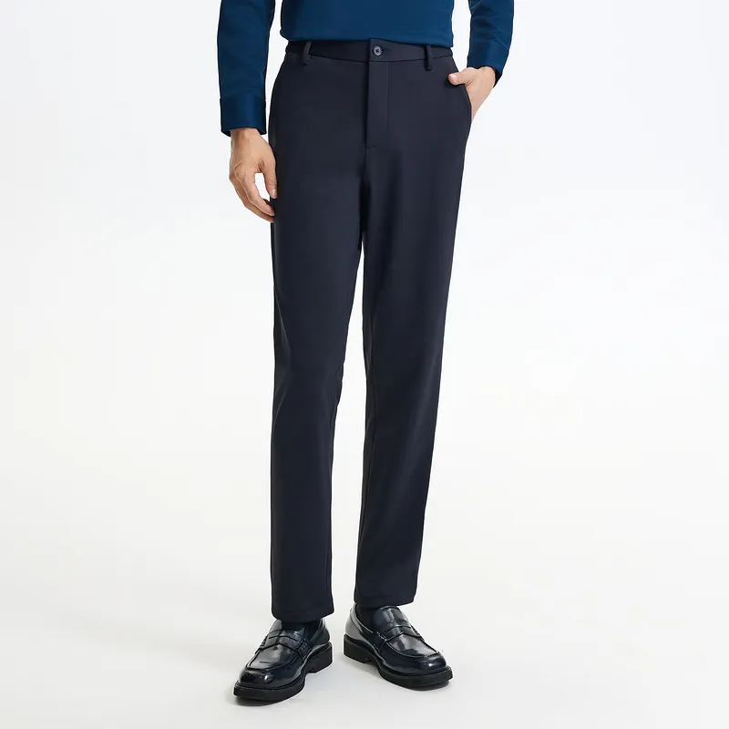 GOLDLION Casual Pants Men's Navy Blue-3
