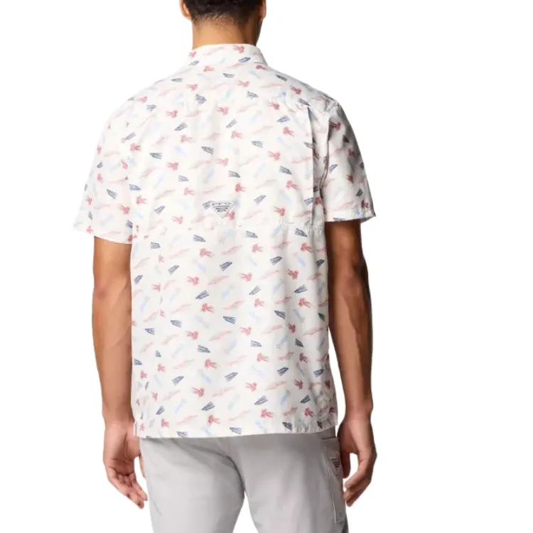 Columbia Shirt Men's White Pink Aphid Pride-1