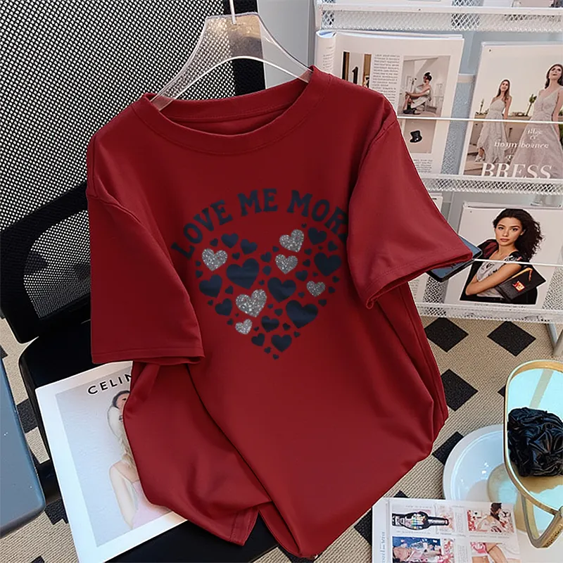 FAIRWHALE Drop Shoulder Sleeve T Shirt Women's-8