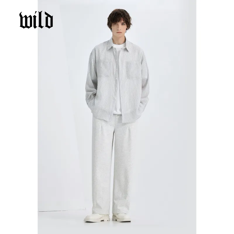 WILD LEADER Casual Pants Unisex-3