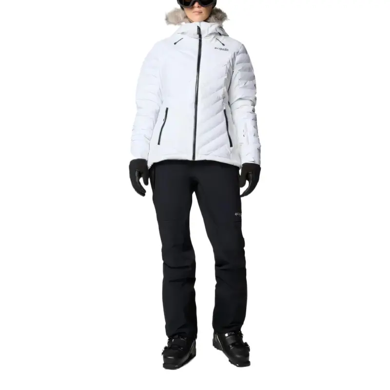 Columbia Omni-Heat Bird Mountain Infinity Thermarator Jackets Coats Women's White-3