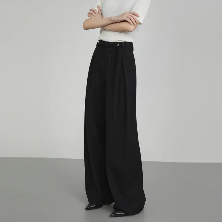 ELLE Casual Pants Women's Black-5