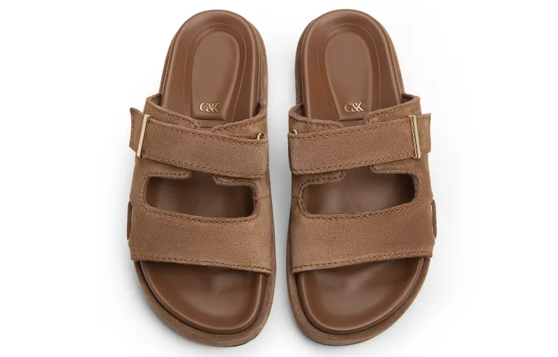 CHARLES&KEITH Composite Sole Slide Slippers 2.6cm Women's-6