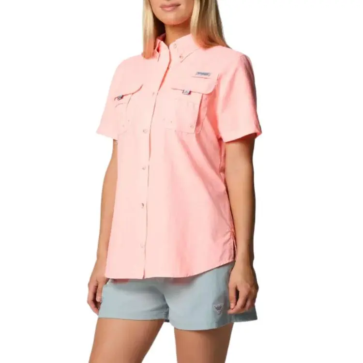 Columbia PFG Bahama 2 Omni-Shade Shirt Women's Pink-2