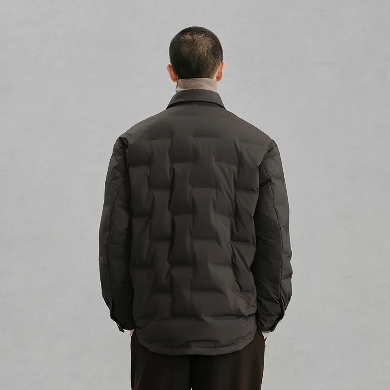 GXG Down Jacket Men's Dark Brown-3