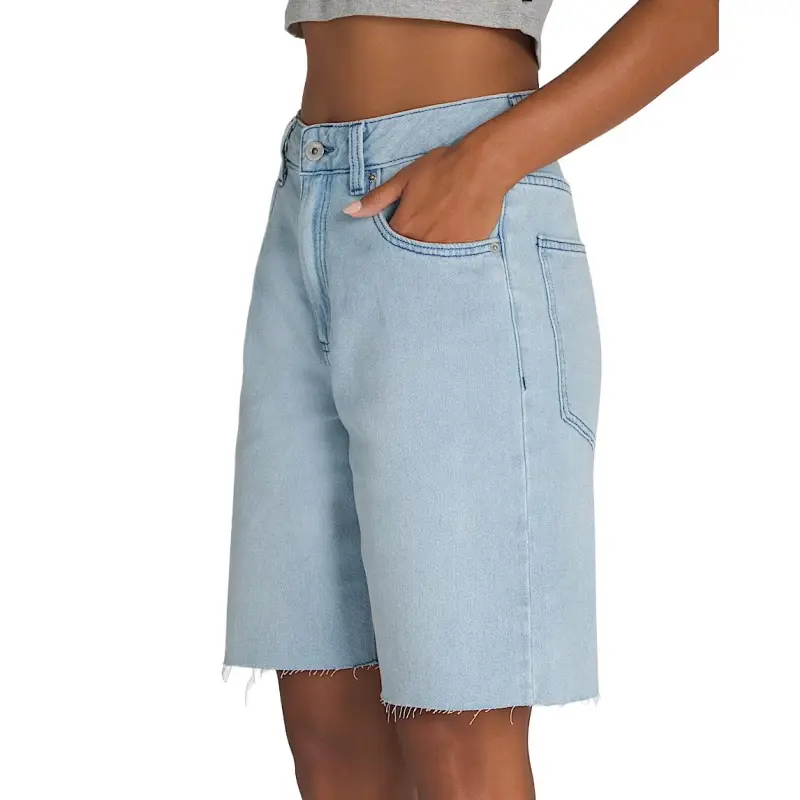 Vans Sirelle Cut Off 9'' Jorts Denim Shorts Women's Light Blue-1