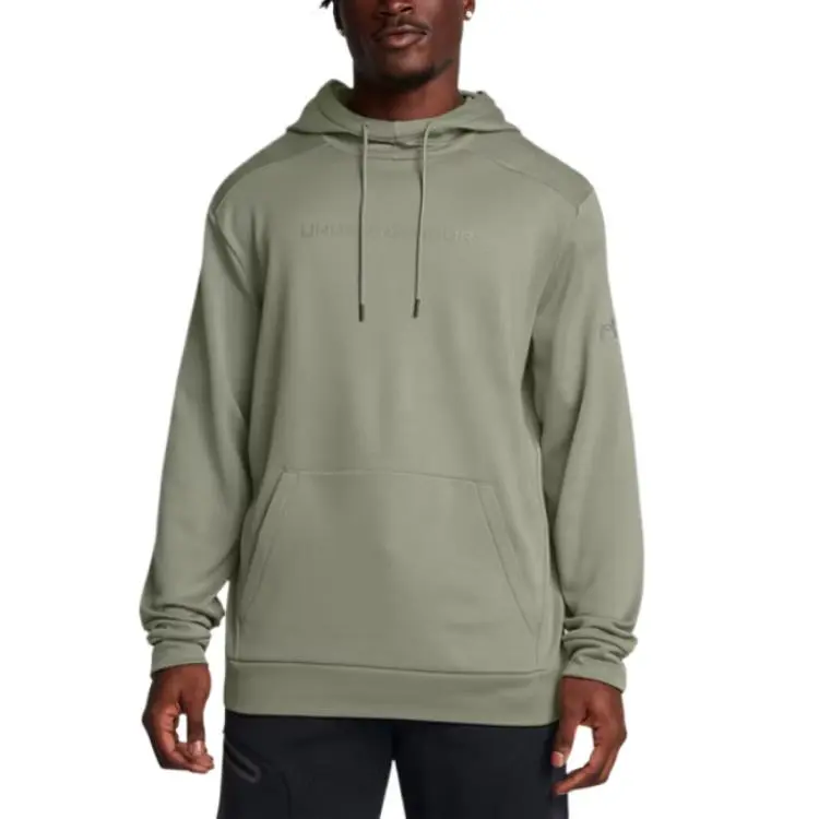 Under Armour Fleece Graphic Sweatshirt Men's Green 504-2
