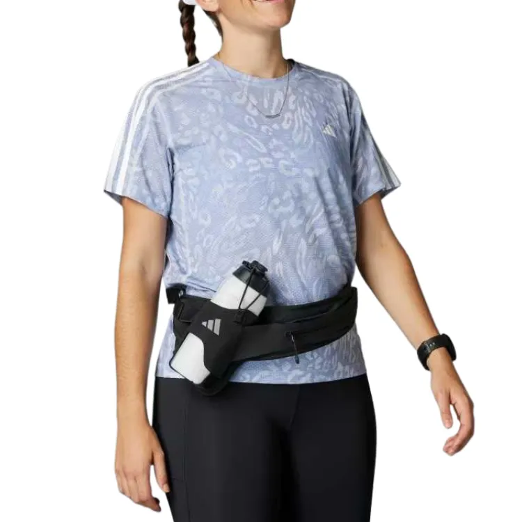 Adidas Own The RunClimacool T Shirt Women's Gray Purple-3
