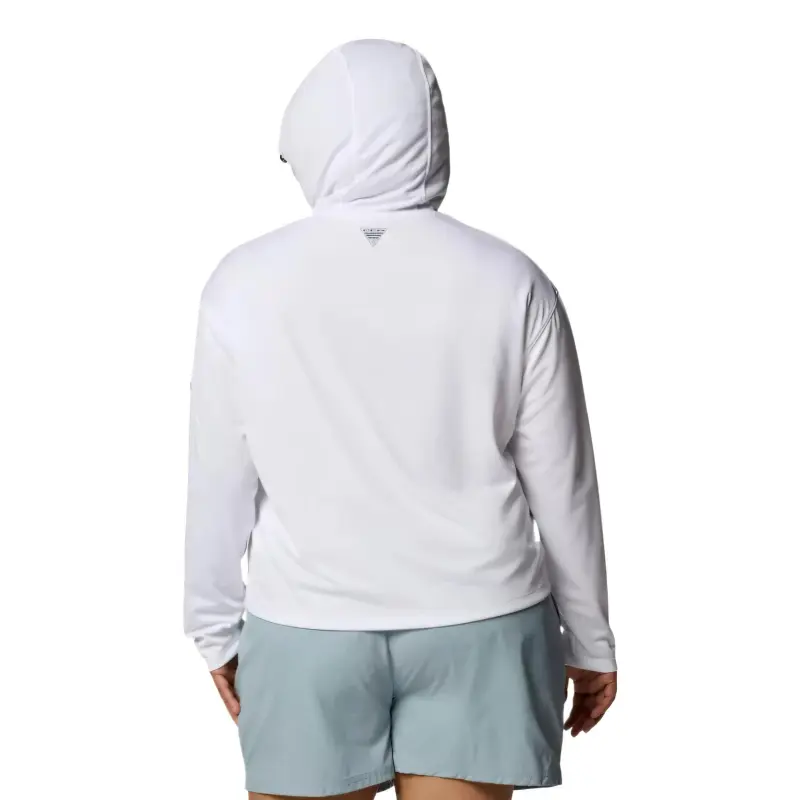 Columbia PFG Solar Stream Sweatshirt Women's White-1