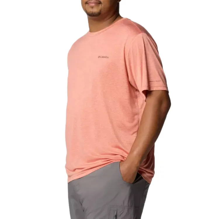 Columbia Hike T Shirts Men Tuscany Heather-2