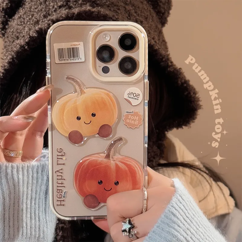 QIZHENG ABS+PC Material Niche Phone Case Compatible With Apple 16 Pro Max/15/14/13/12/11-3