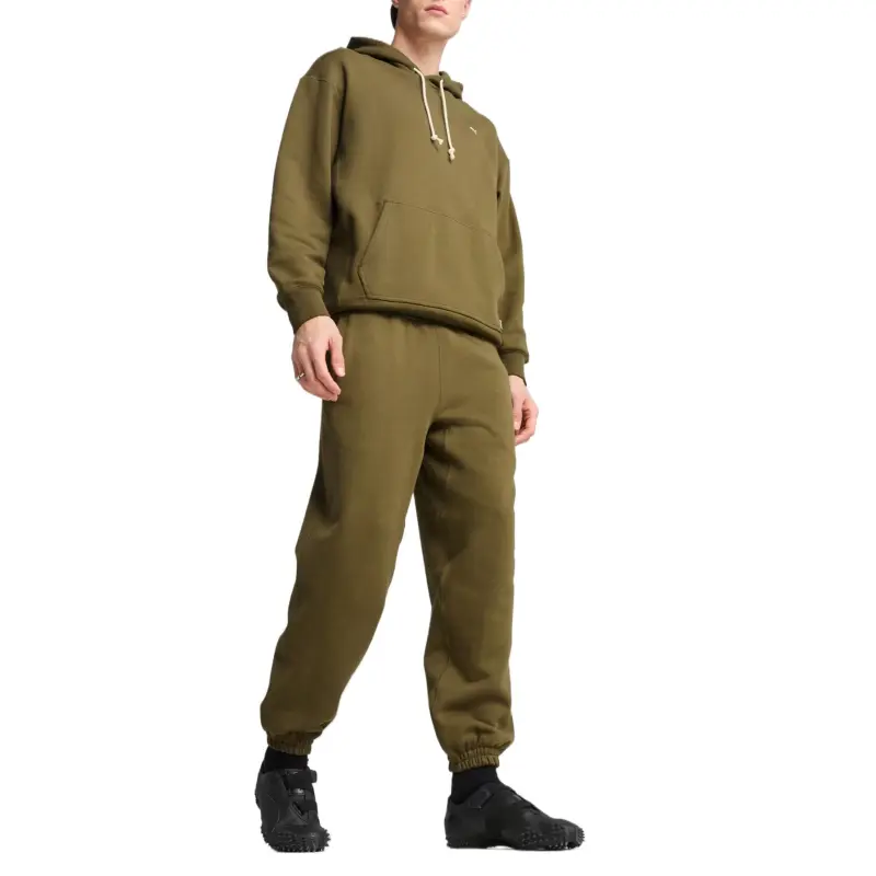 PUMA MMQ Hoodie Sweatshirt Men's Olive-3