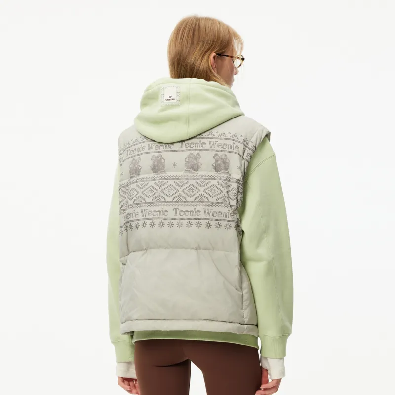 Teenie Weenie Down Jacket Women's Light Khaki-3