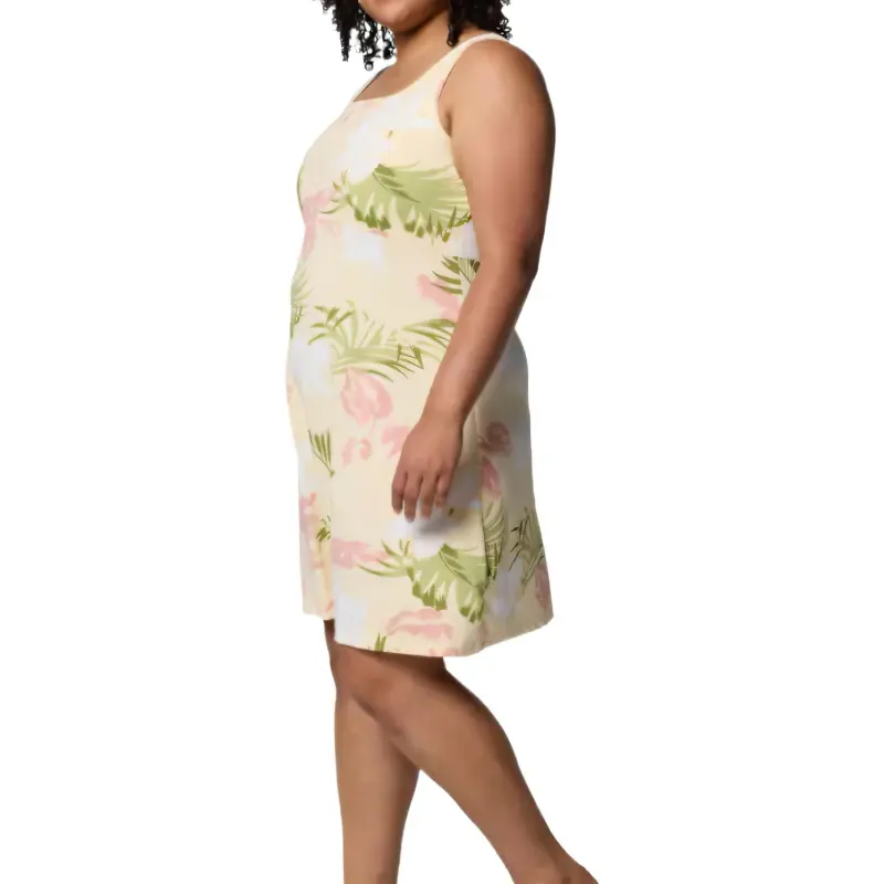 Columbia PFG Freezer Sleeveless Dress Women's Lemon-2