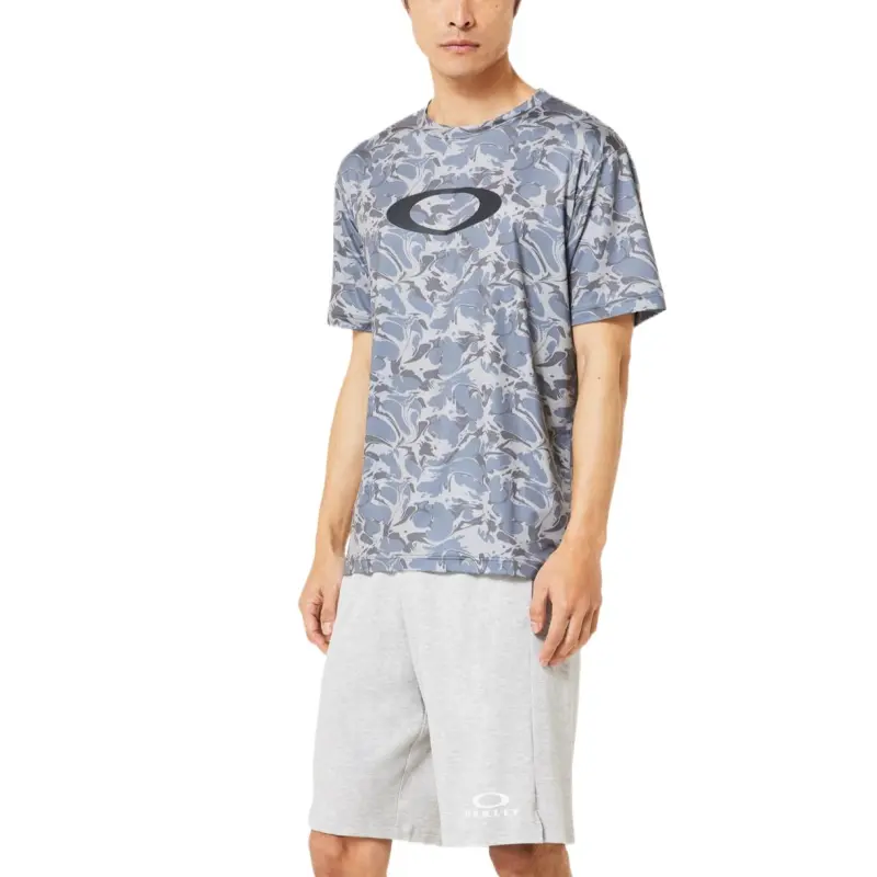 Oakley Enhance Qdevo SS Tee Graphic 4.0 T Shirt Men's Green Printing-5