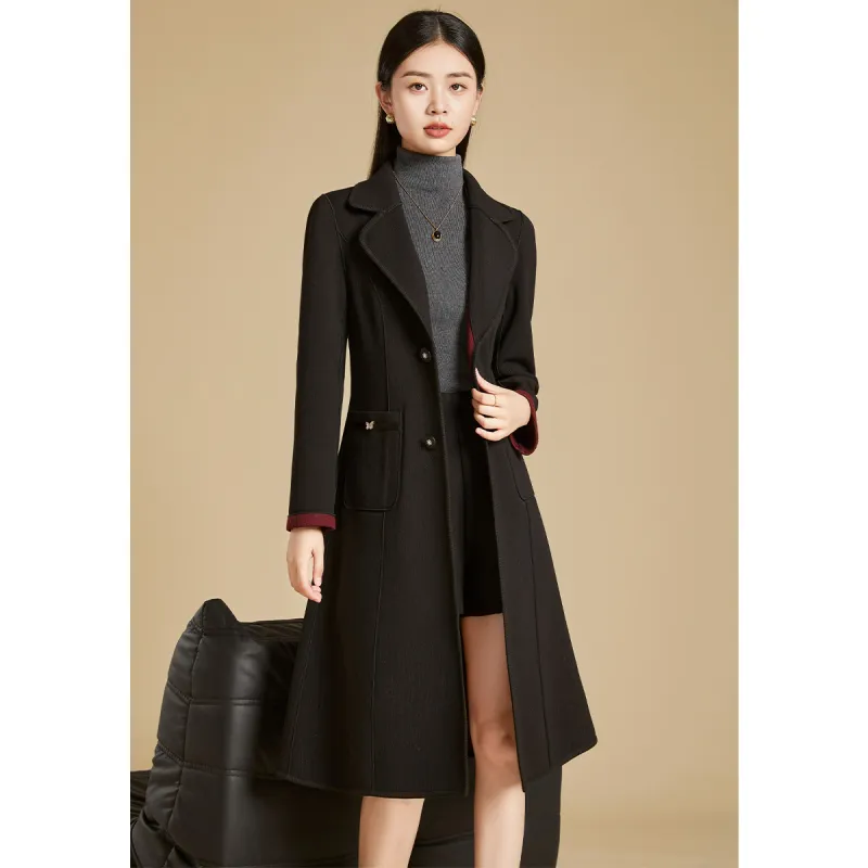 Mylan Spring, Fall, Winter Coat Slim Fit Women's Red Collection Brand, Stay Updated With Event Alerts-6