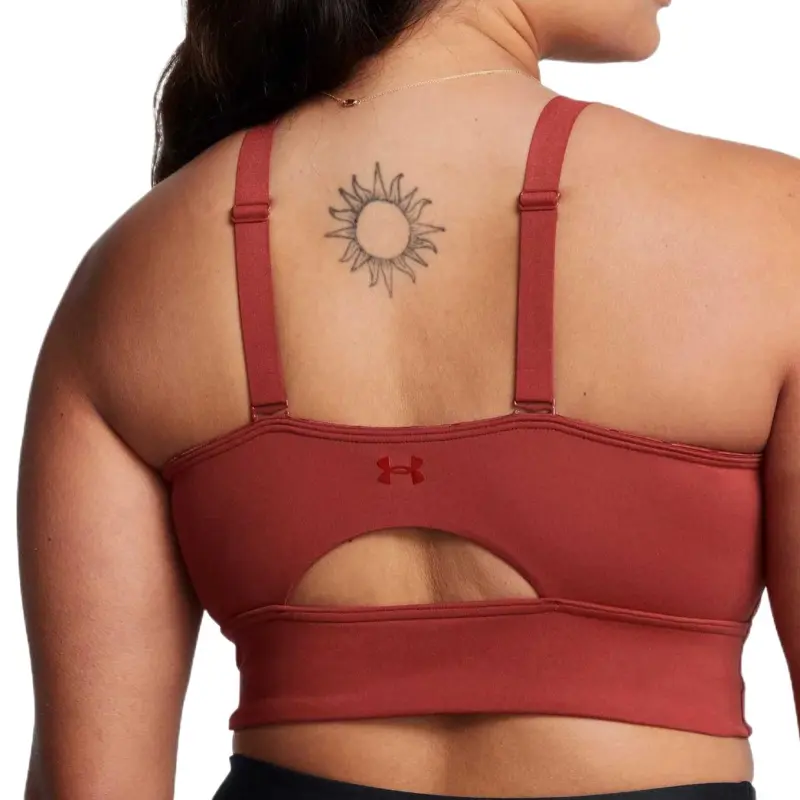 Under Armour SmartForm Evolution Mid Longline Sports Underwear Women's Red-9
