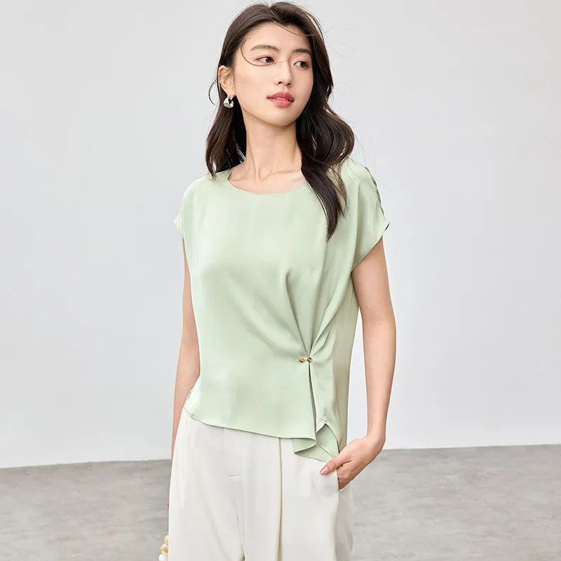 SENTUBILA Chiffon Shirt Women's-14