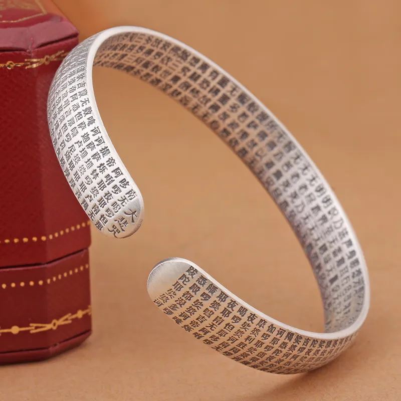 FUYUFU 999 Fine Silver Bangles Women's-2