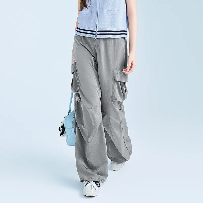 LEDIN Cargo Pants Women's Tin Gray-4