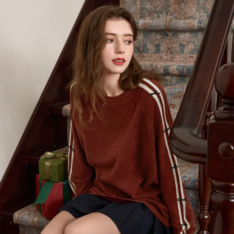 3COLOUR Knitwear Women's Ancora Red-2