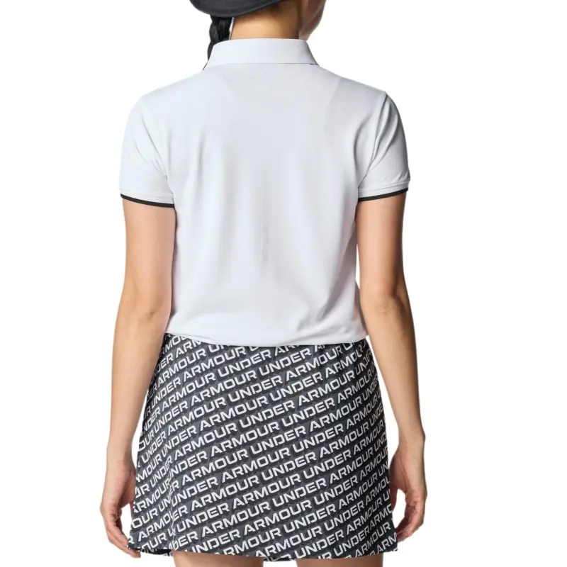 Under Armour Short Sleeved Dress Women's White/Castlerock/Black-1