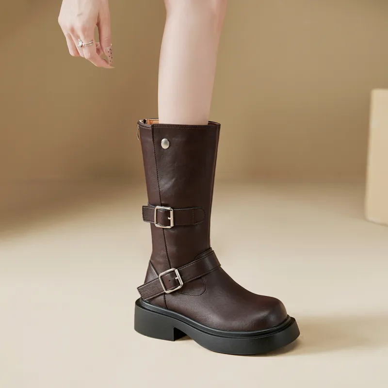 WESTLINK Ankle Boots Women's Coffee-20