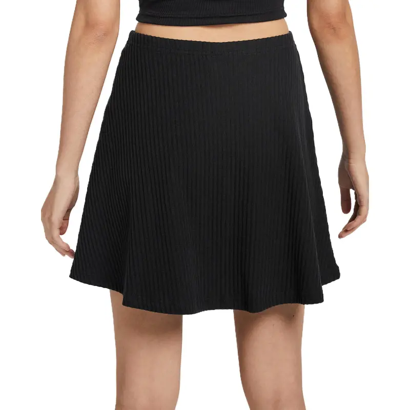Nike Swoosh Casual Short Skirts Women's Black-1