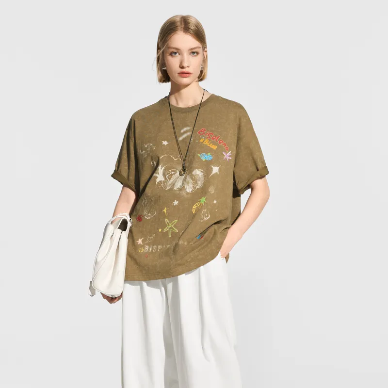 Bethine ['Pineapple' Calm And Unperturbed] T Shirts Women's-4