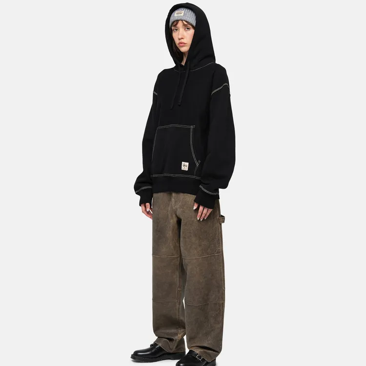 Stussy Contrast Stitch Label Hoodie-13