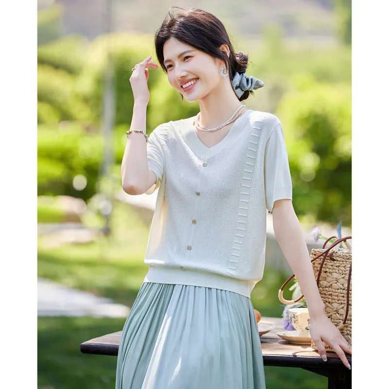 TERRE BLEUE Summer Knitwear Women's-1