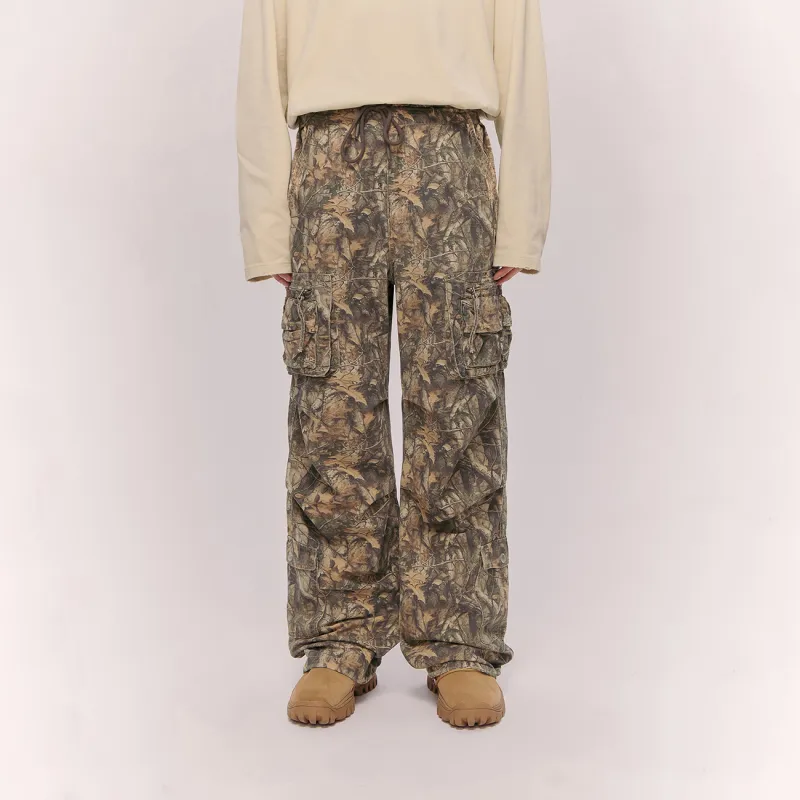 NO ONE ELSE 2024 Fall High Rise Casual Pants Unisex-3