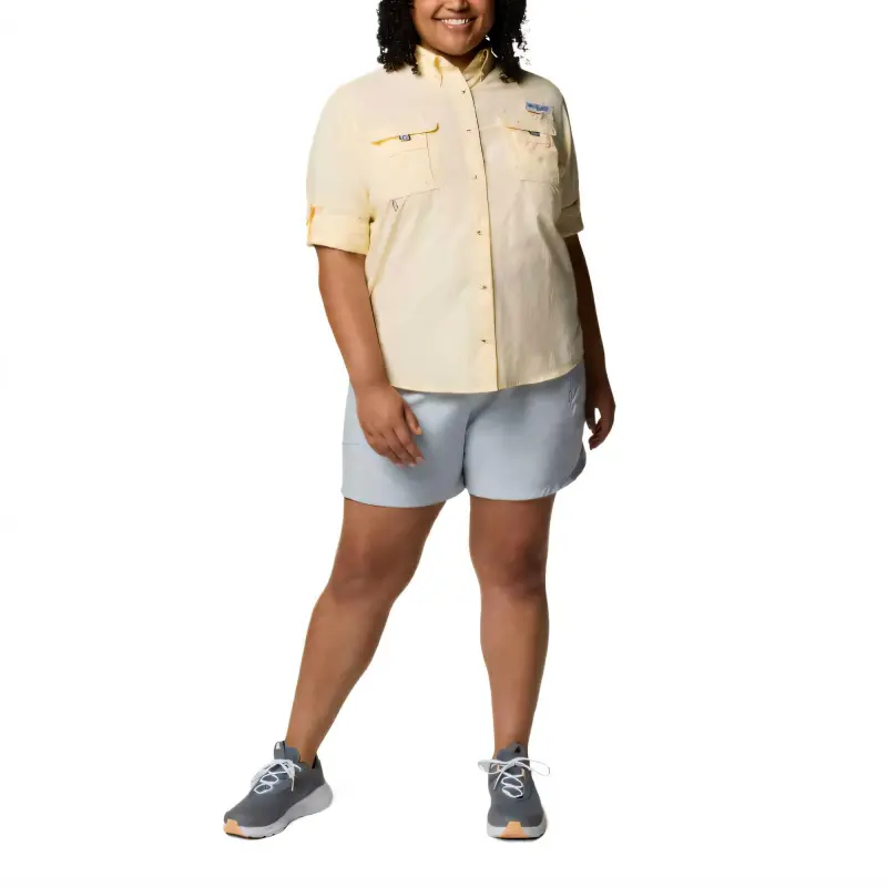 Columbia PFG Bahama 2 Shirt Women's Lemon-3