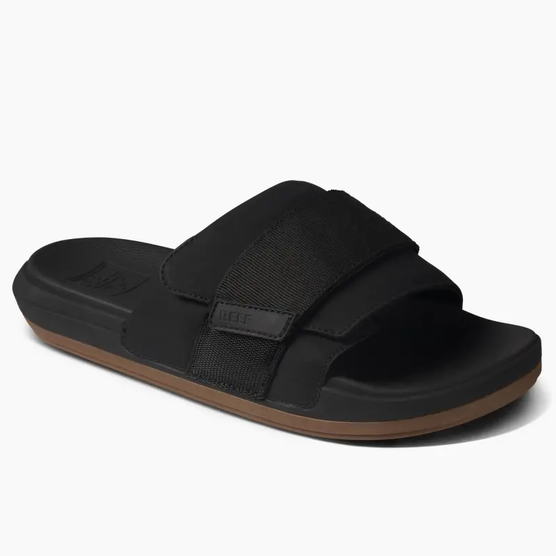 REEF Slip-Resistant Slide Slippers Unisex Black-2