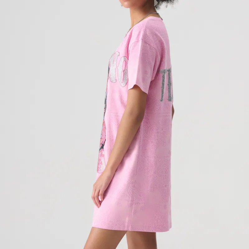 TCH Short Sleeved Dresses Women's Pink-4