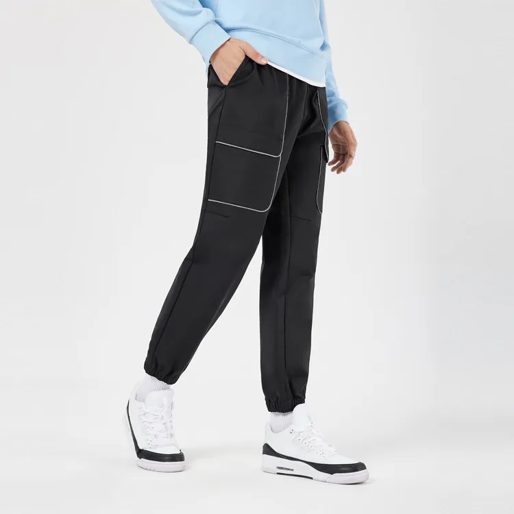 Cabbeen Casual Pants Men's Coal Black-2