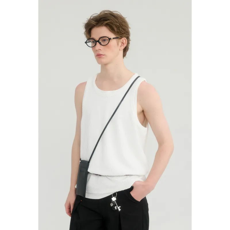 MYSAMESAME Tank Top Unisex White-6