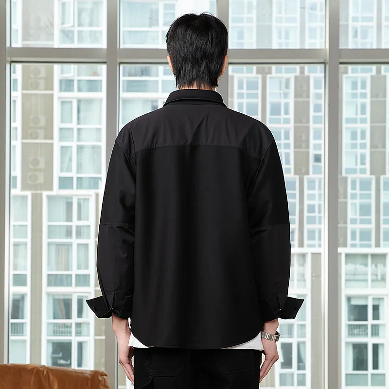 Gxg Jeans Shirts Men Black-4