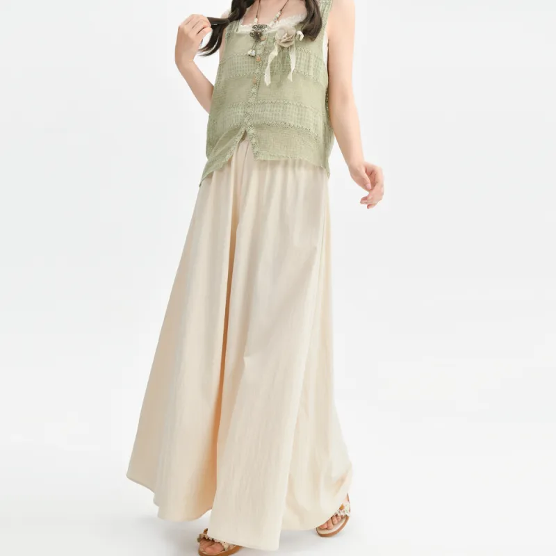 SNBL Casual Pants Women's Beige-4