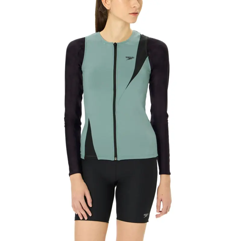 Speedo Swarm Two Piece Swimsuit Women's Black-3