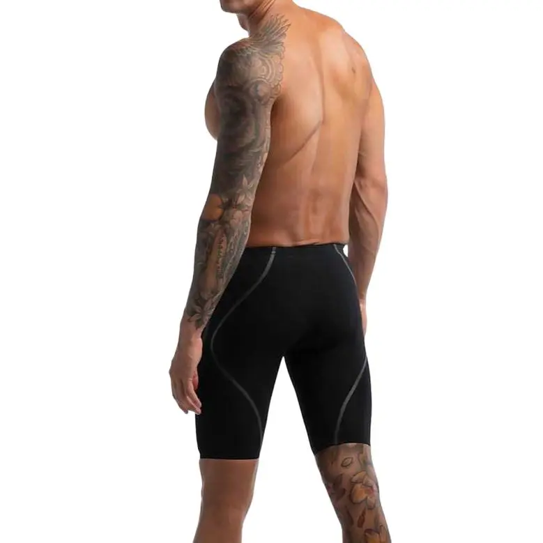 Speedo Fastskin LZR Intent 2.0 High Waist Jammer Black Swimming Shorts Men's-1